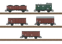 076-T24825 - H0 - Güterwagen-Set z.E71.1, DB, Ep. III - Trix Insider Club